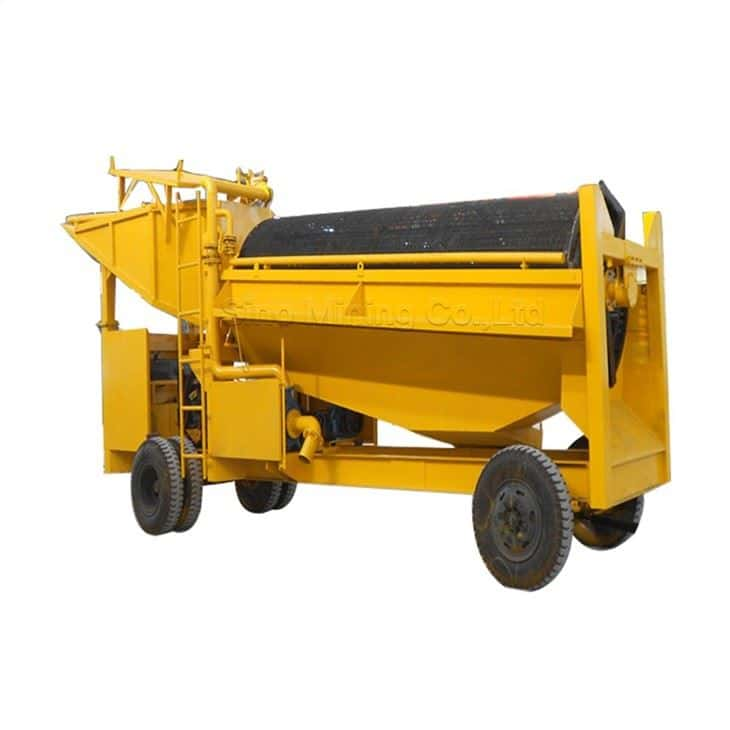 Mobile Trommel Gold Wash Plant Machine